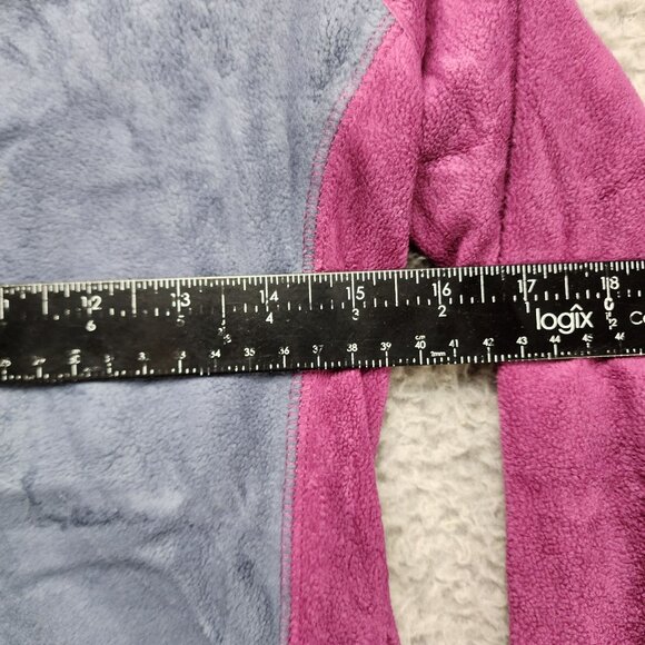 Columbia Shirt Womens XS Purple Two Tone Fleece 1/4 Zip Pullover Gorpcore - Picture 3 of 8